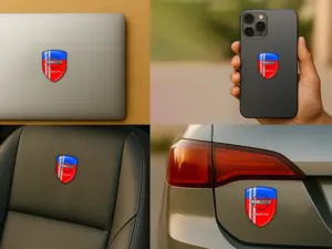 Corvette Loghi Marchi Auto Stile Standard Personalizzabile